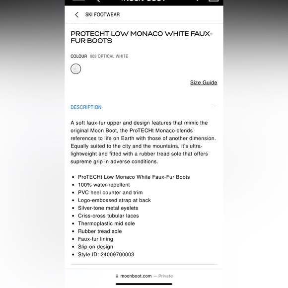 Moon Boot Protecht Low Faux fur boots white - Picture 10 of 11